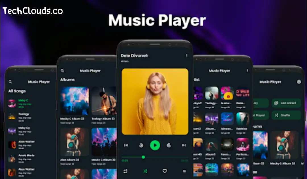 Music Player & MP3 Player: أفضل مشغل موسيقى للأندرويد بدون إعلانات